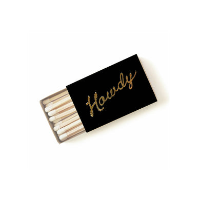 Howdy Matchbox | Western Matches | Cowboy, Cowgirl Gear