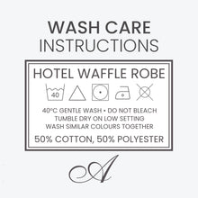 Load image into Gallery viewer, Unisex Lightweight Waffle Bathrobe, Spa Dressing Gown Kimono