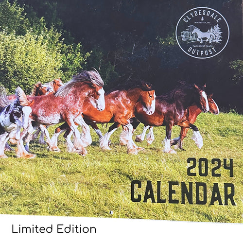 Clydesdale Outpost Calendar 2024
