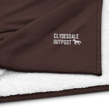 Load image into Gallery viewer, Clydesdale Outpost Premium Sherpa Blanket