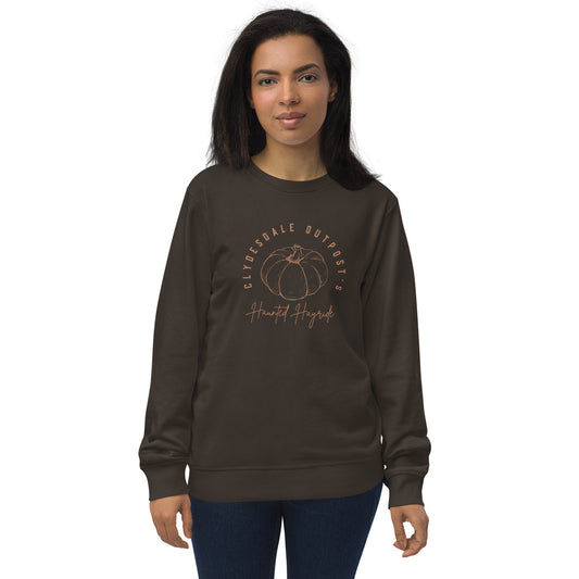 Clydesdale Outpost's Haunted Hayride Organic Sweatshirt