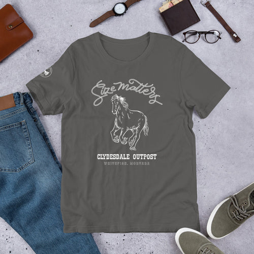 Size Matters Clydesdale Outpost T-shirt