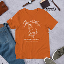 Load image into Gallery viewer, Size Matters Clydesdale Outpost T-shirt