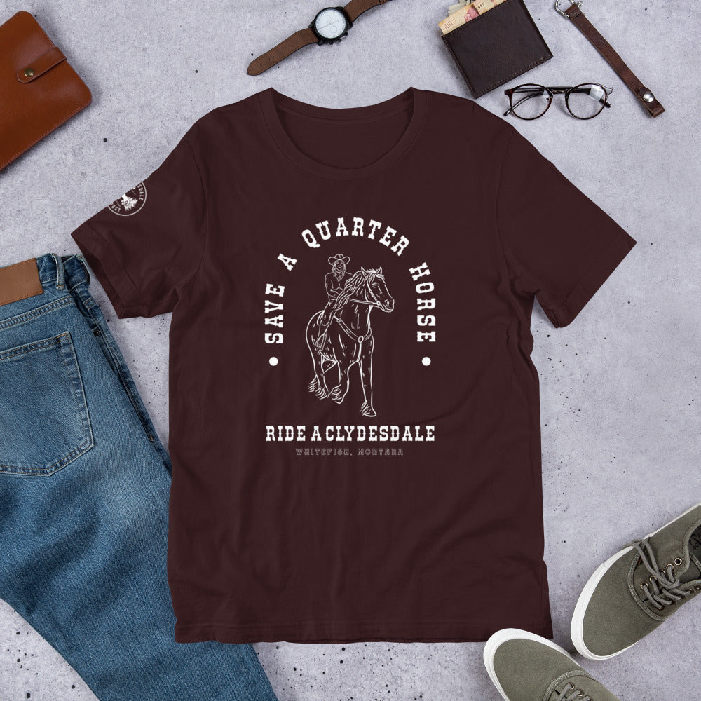 Ride a Clydesdale T-shirt