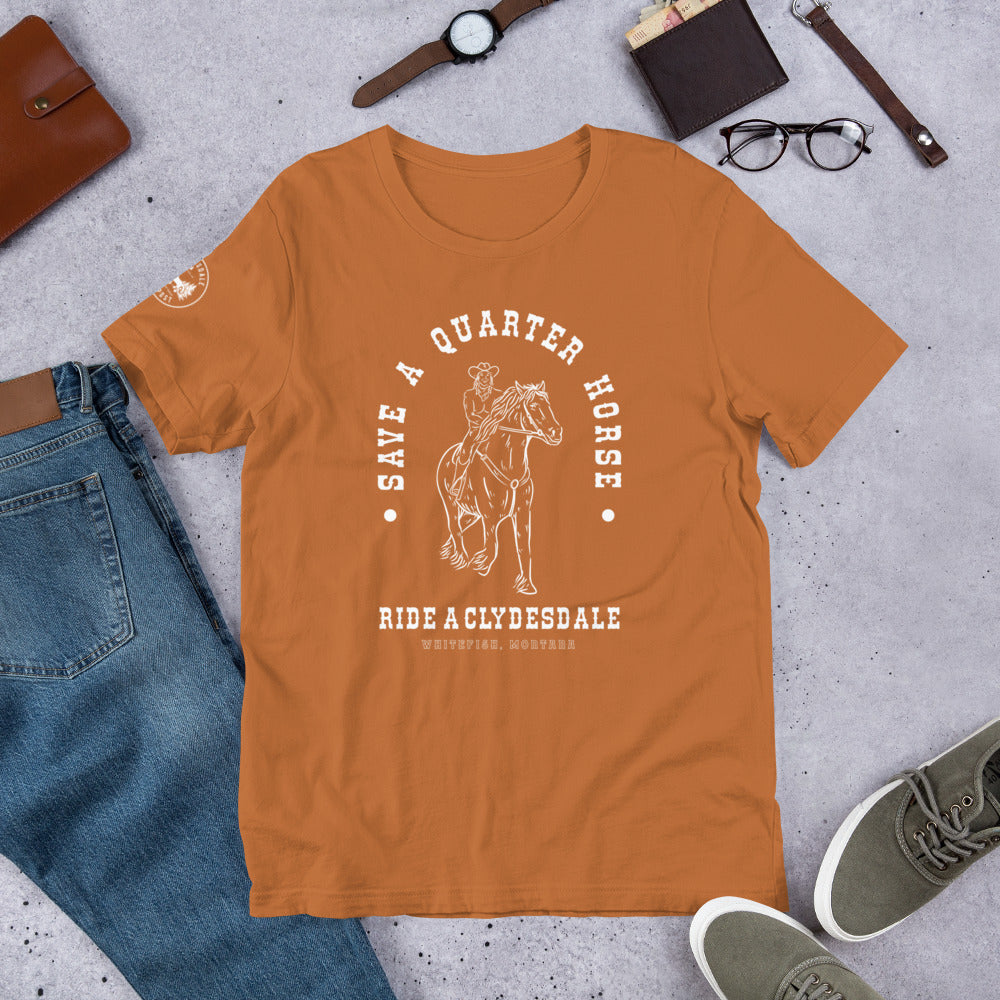 Ride a Clydesdale T-shirt